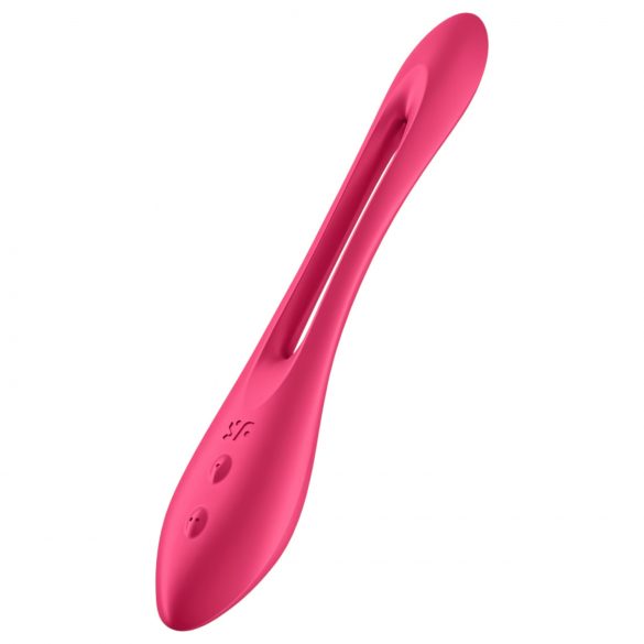 Satisfyer Elastic Joy - elastyczny wibrator partnerski (czerwony)