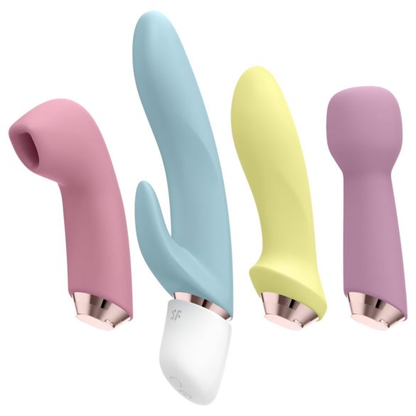 Satisfyer Marvelous Four - zestaw 4 wibratory ładowane akumulatorem