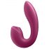 Satisfyer Sunray - akumulatorowy 2w1 wibrator powietrzny (czerwony)