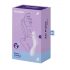 Satisfyer Curvy Trinity 2 - fioletowy wibrator 2w1 z falą powietrzną