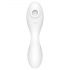 Satisfyer Curvy Trinity 5+ - inteligentny wibrator 2 w 1 (biały)