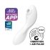 Satisfyer Curvy Trinity 5+ - inteligentny wibrator 2 w 1 (biały)