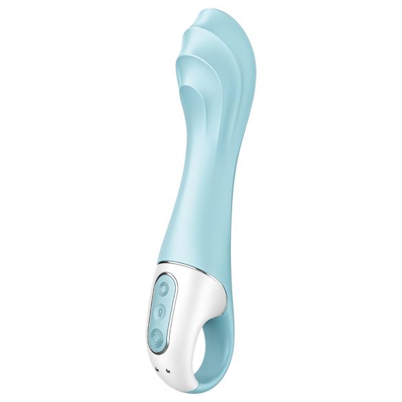 Satisfyer Air Pump 5 - inteligentny wibrujący pompowany (niebieski)