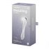 Satisfyer Dazzling Crystal 1 - Podwójny szklany dildo (przezroczysty)