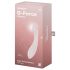 Satisfyer G-Force - wodoodporny wibrator G-punkt beżowy