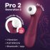 Satisfyer Pro 2 Gen3 - inteligentny stymulator powietrzny (czerwony)