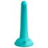 Dillio Curious Piątka - silikonowy dildo (15 cm) - turkusowy