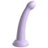 Dillio Secret Explorer - fioletowy dildo żołędziowy z przyssawką (17cm)