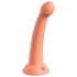 Dillio Tajemniczy Odkrywca - dąbrowy dildo (17 cm) - pomarańczowy