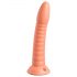 Dillio Wild Thing - prążkowany dildo (19 cm) - pomarańczowy