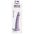 Dillio Slim Seven - fioletowy stymulujący dildo z przyssawką (20cm)