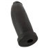 Realistixxx Real Giant - olbrzymie dildo - 30 cm (czarne)