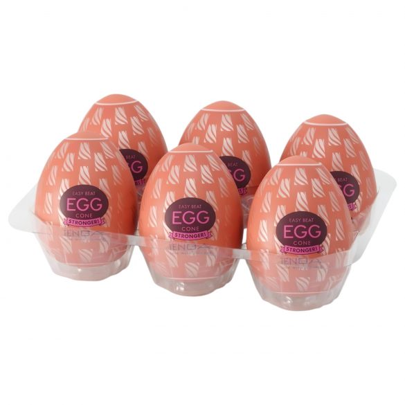 TENGA Egg Cone Stronger - jajko do masturbacji (6 sztuk)