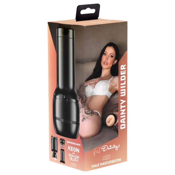 Kiiroo Dainty Wilder - sztuczna vaginapow - PowerBlow (naturalny)