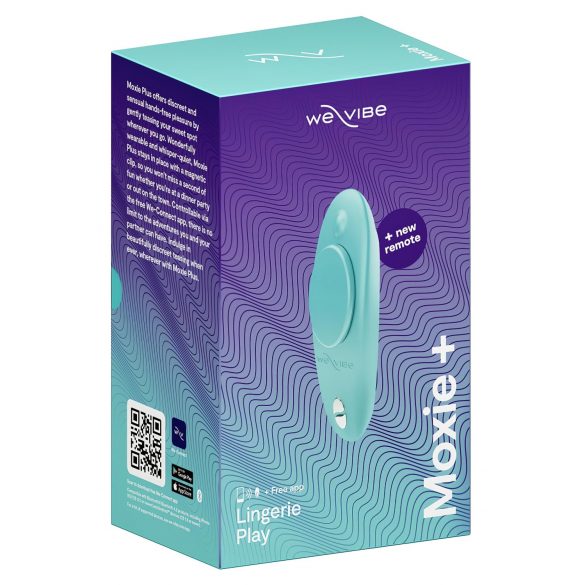 We-Vibe Moxie+ - inteligentny wibrujący stymulator łechtaczki (turkusowy)