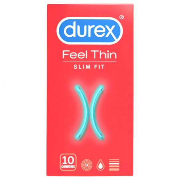 Durex Feel Thin Slim Fit - naturalne doznania (10 szt.)