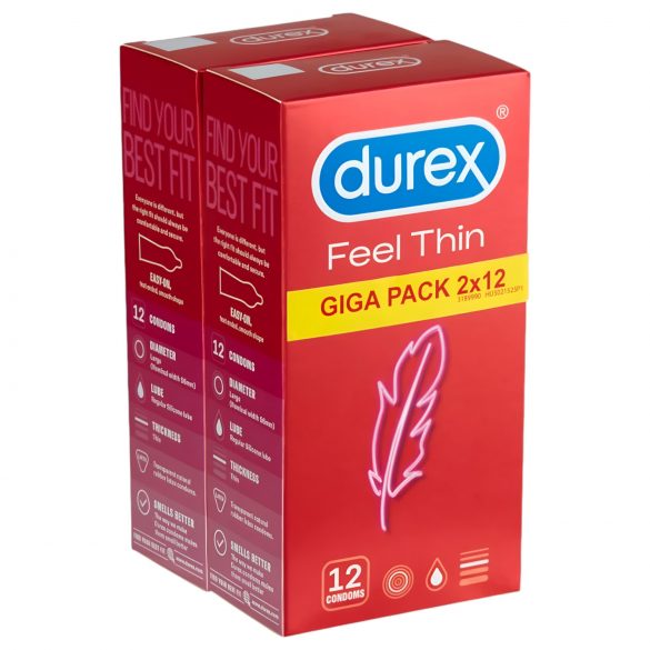 Durex Feel Thin - naturalne doznania (24 szt.)