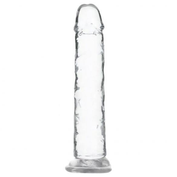 Addiction Crystal - przezroczysty dildo z podstawą 18 cm