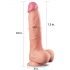 Lovetoy Nature Cock - realistyczny, dwuwarstwowy dildo 25 cm (naturalny)