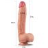 Lovetoy Nature Cock - realistyczne dildo 30 cm (naturalne)