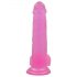 Lovetoy Jelly Studs - realistyczny dildo z podstawą 20 cm (różowy)