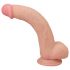 Lovetoy Sliding-Skin - dwuwarstwowe dildo - 23 cm (naturalny)