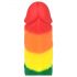 Realistyczny tęczowy dildo 19cm - Lovetoy Prider