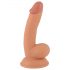 Mr. Rude - realistyczny dildo z przyssawką, 18 cm (natura)