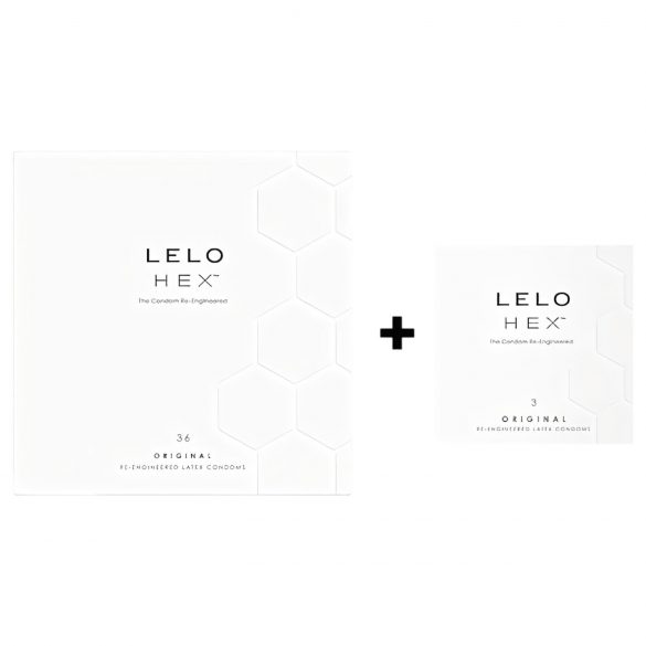 LELO Hex Original - luksusowe prezerwatywy (36+3 szt.)