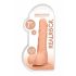 RealRock Dong 7 - naturalny dildo z jądrami (17cm)