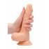 RealRock Dong 7 - naturalny dildo z jądrami (17cm)