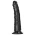 RealRock Smukły realistyczny dildo - 15,5cm (czarny)