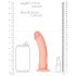 RealRock - realistyczny dildo z przyssawką 15,5 cm (naturalny)