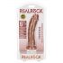 RealRock - realistyczne dildo - 15,5cm (ciemna karnacja)