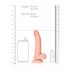 RealRock - realistyczny dildo z przyssawką - 15,5 cm (naturalny)