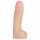 Doc Johnson Vac-U-Lock Hung 12 - realistyczny duży dildo z jądrami (naturalny)