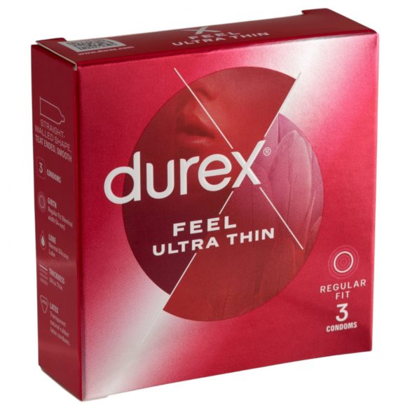 Durex Feel Ultra Cienkie - ultra realistyczne prezerwatywy (3 szt.)