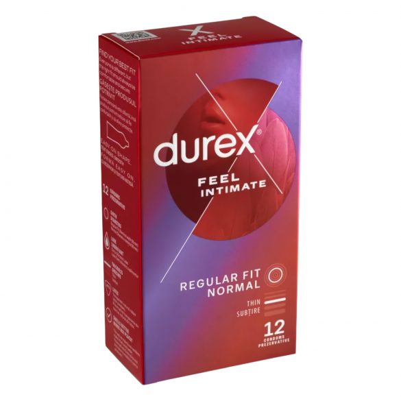 Durex Feel Intimate - cienkie prezerwatywy (12 szt.)