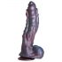 Hydra Potwora - silikonowe dildo - 27 cm (fioletowe)