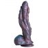 Hydra Potwora - silikonowe dildo - 27 cm (fioletowe)