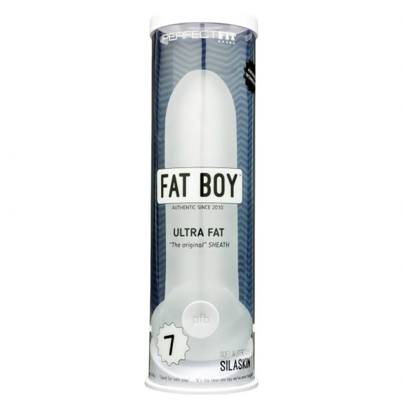 Fat Boy Ultra Gruby - Futerał na penisa (19 cm) - mleczny