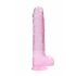 REALROCK - realistyczny dildo różowy (22 cm)