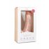 Easytoys - dildo z przyssawką i jądrami (20cm) - naturalny