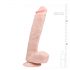 Easytoys - duży dildo z przyssawką (26,5 cm) - naturalny