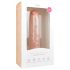 Easytoys - przyssawka duży dildo (28,5 cm) - naturalny