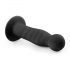 Czarny analny dildo z przyssawką 14 cm - Ribbed Easytoys