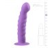 Easytoys - falowany dildo z przyssawką (fioletowy)