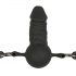 Easytoys - czarny knebel z dildo