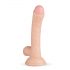 Real Fantasy Vince - dildo z napletkiem i jądrami 19,5 cm (naturalny)