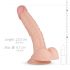 Real Fantasy Derek - realistyczny dildo 22cm (naturalny)